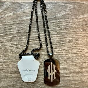 ORIGINAL Hooten Young American Whiskey Dog Tag Necklace